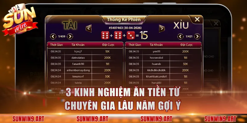 3 kinh nghiệm ăn tiền từ chuyên gia lâu năm gợi ý